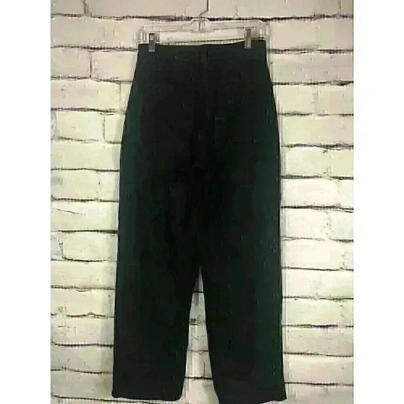 Wilfred Free Women's  High Rise Wide Leg Size 6 Black Jeans Big Pockets - Picture 2 of 8